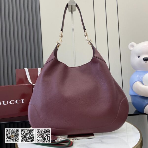《配全套原厂绿色礼品袋》Gucci Body双锁扣中型单背包