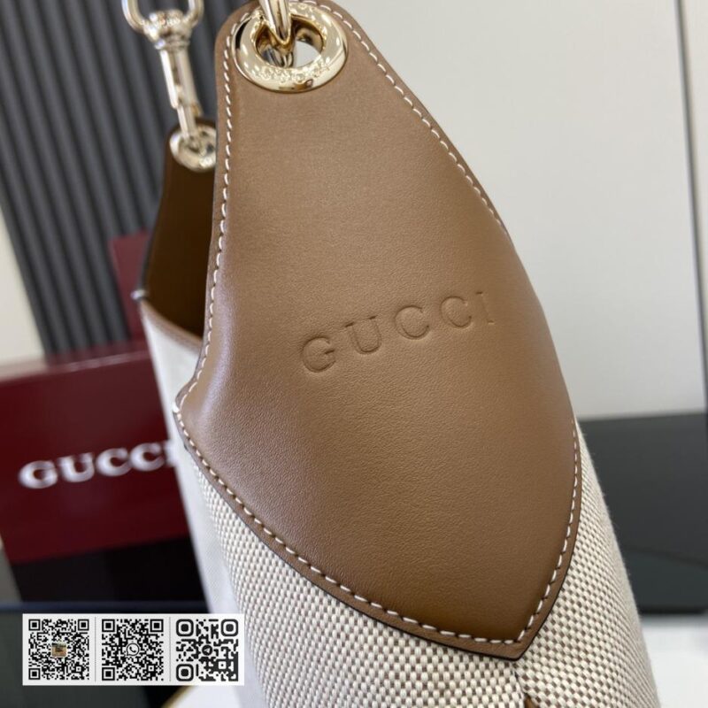 《配全套原厂绿色礼品袋》Gucci Body双锁扣中型单背包 - Image 5