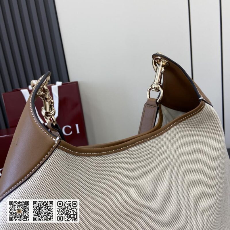 《配全套原厂绿色礼品袋》Gucci Body双锁扣中型单背包 - Image 8