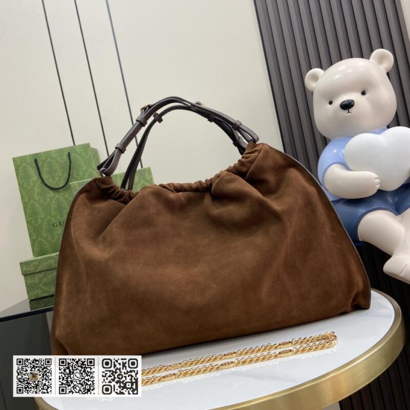 《配全套原厂绿色礼品袋》Gucci Blondie系列大号托特包 - Image 2