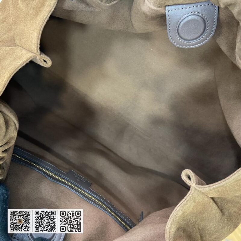 《配全套原厂绿色礼品袋》Gucci Blondie系列大号托特包 - Image 8