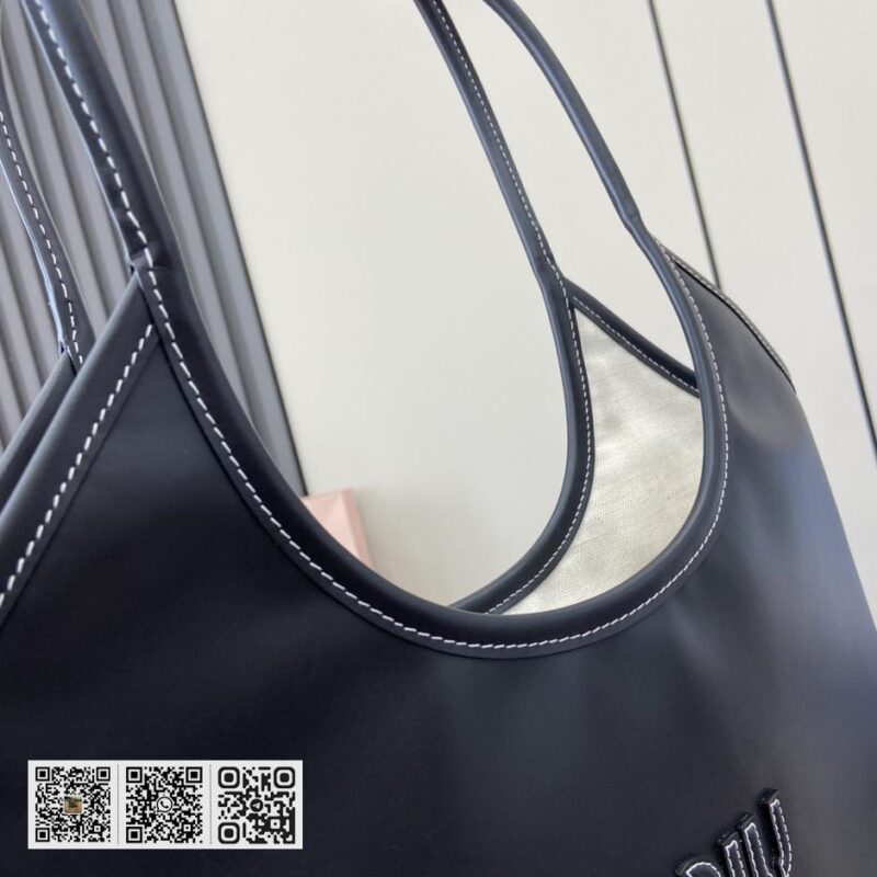 《配全套原厂包装》Miu Miu 女士IVY牛皮托特单肩包 - Image 5