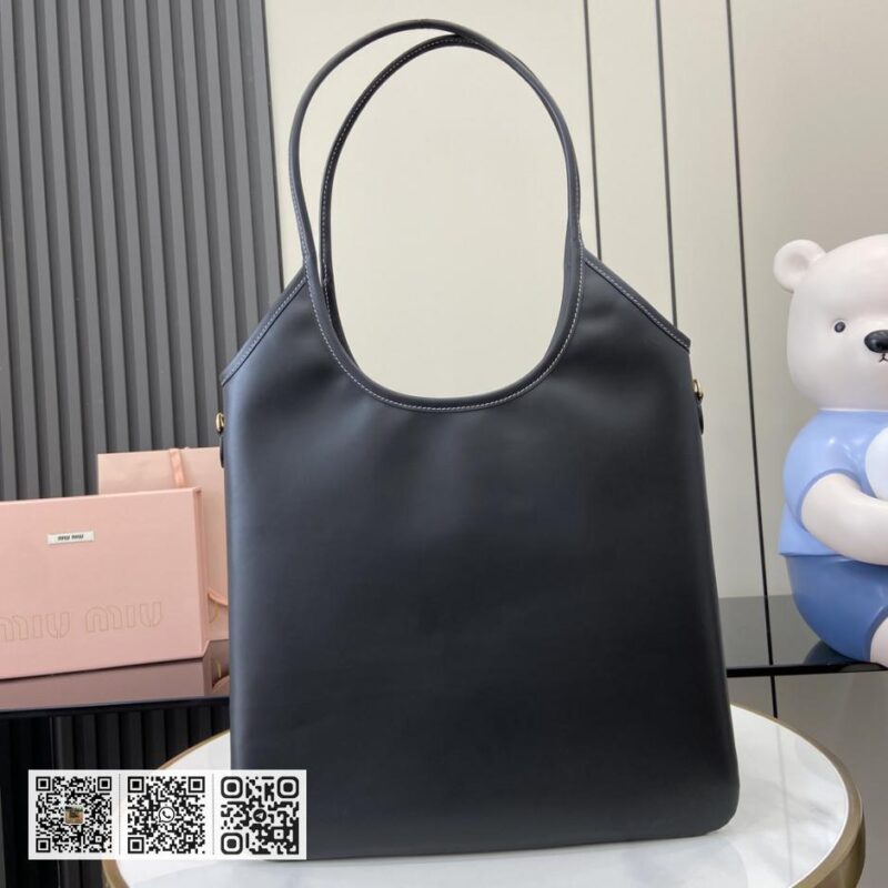 《配全套原厂包装》Miu Miu 女士IVY牛皮托特单肩包 - Image 6