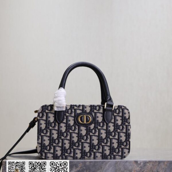 DIOR 2024冬季 迷你小方包「蓝布」