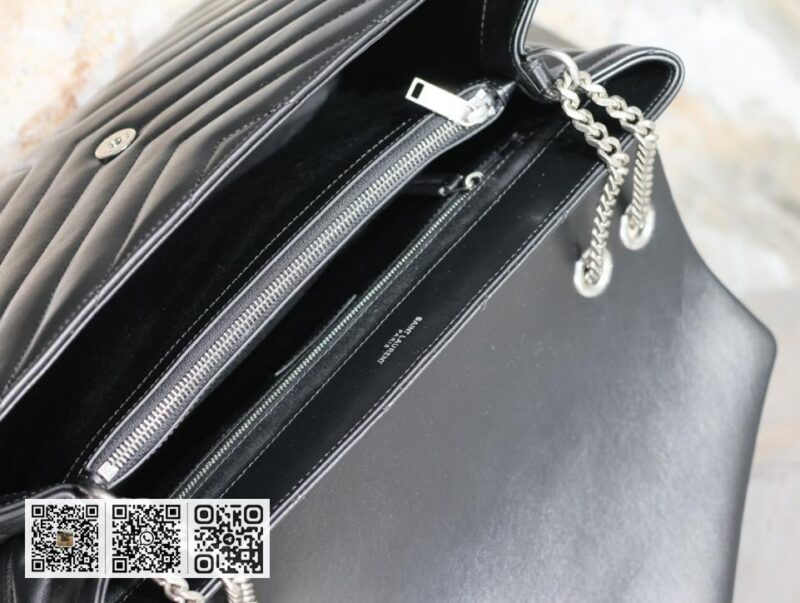 SAINT LAURENT 黑色 LouLou 大号 - Image 9