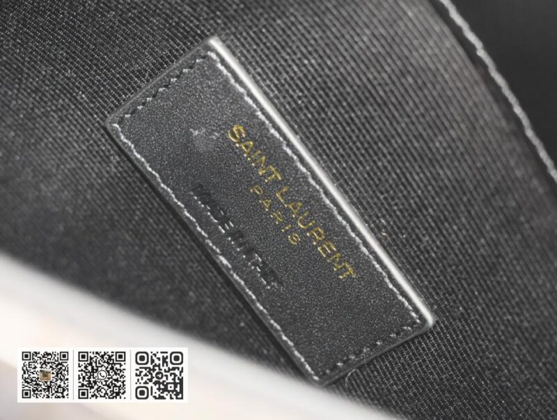 SAINT LAURENT 黑色平纹 Uptown 新品手拿包 - Image 9