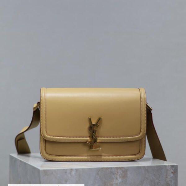 SAINT LAURENT 杏色男款版本SOLFERINO BOX