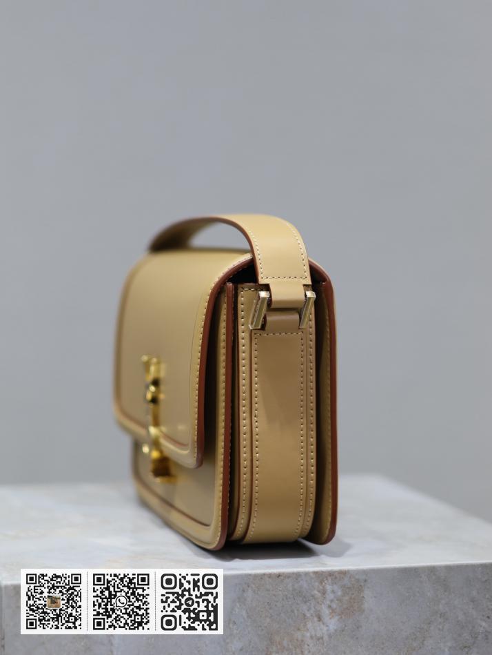 SAINT LAURENT 杏色男款版本SOLFERINO BOX - Image 5