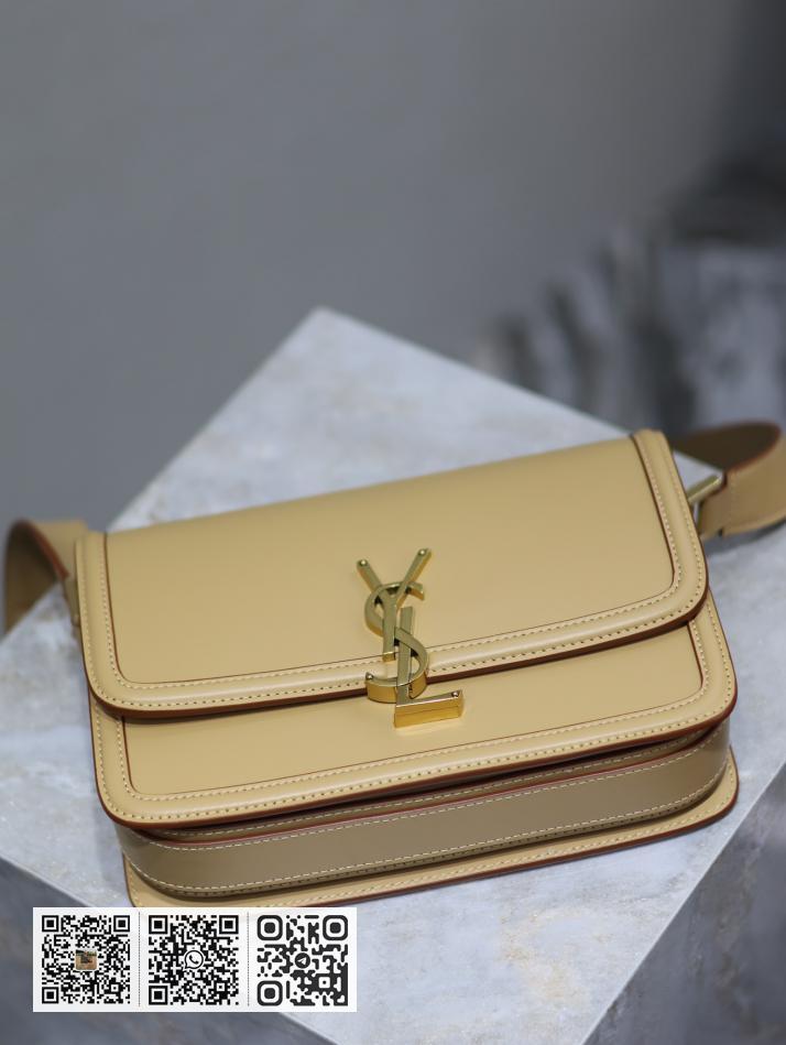 SAINT LAURENT 杏色男款版本SOLFERINO BOX - Image 6