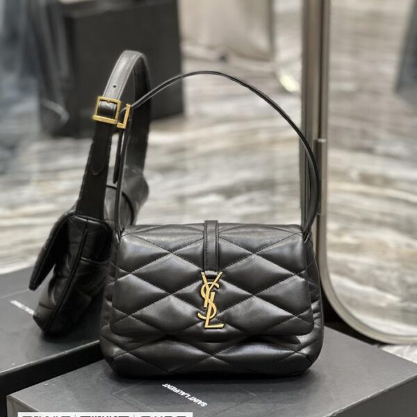 SAINT LAURENT LE 57系列绗缝腋下包，
