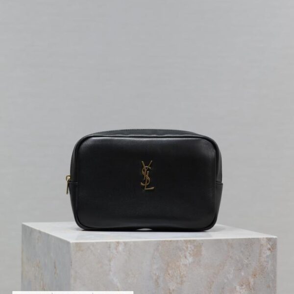SAINT LAURENT CALYPSO 化妆包 黑色