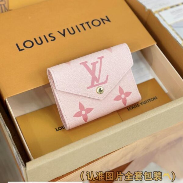 M82348 粉色丝印(A级全钢版) Victorine 钱包