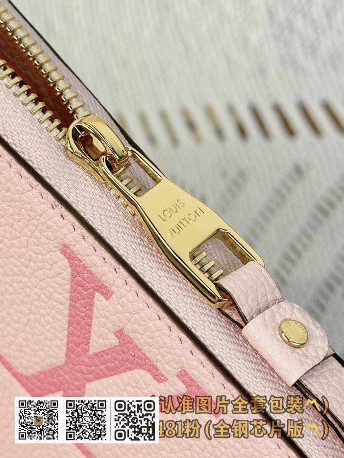 M80481 粉色丝印(A级全钢版) 拉链钱包 - Image 9