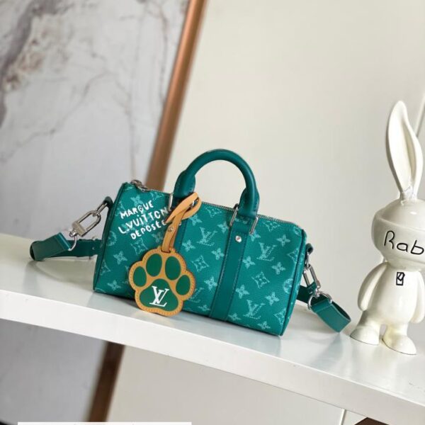 [Keepall Bandouliere25 手套] M12684 绿花手套