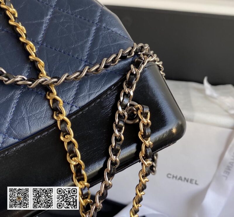 Chane CC Gabrielle 流浪背包 94485 新款限量 金银链条复古背包 - Image 9