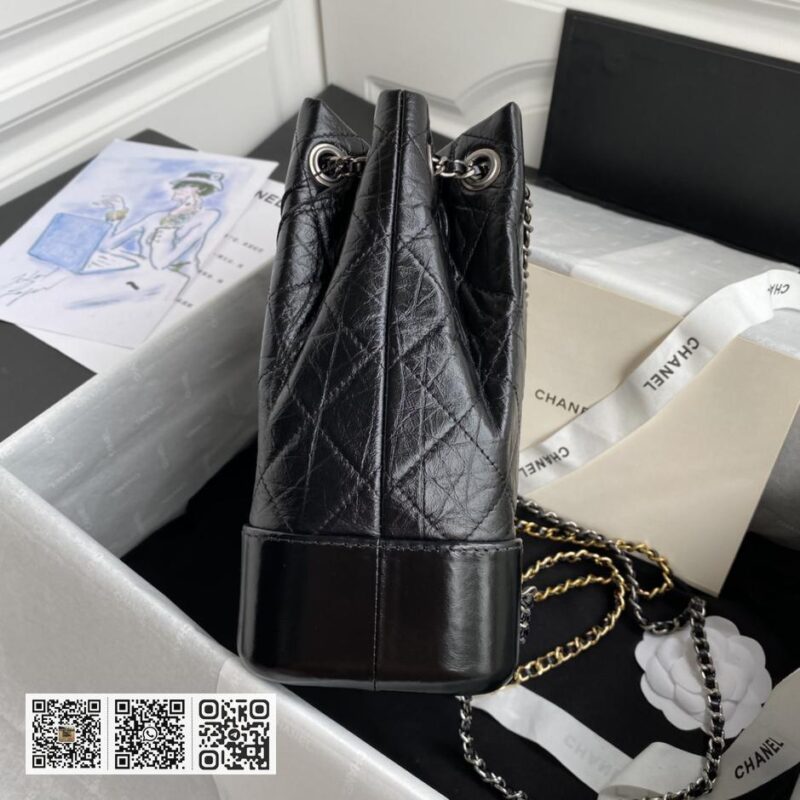 Chane CC Gabrielle 流浪背包 94485 新款限量 金银链条复古背包 - Image 4