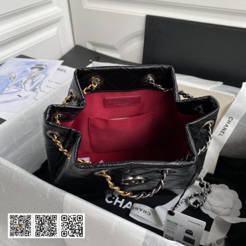 Chane CC Gabrielle 流浪背包 94485 新款限量 金银链条复古背包 - Image 8