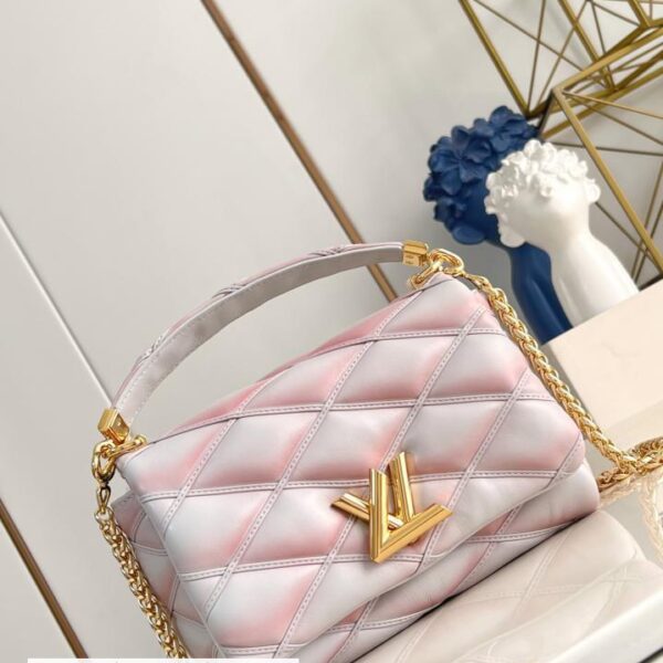 路易威登 顶级原单 M22891灰白 M14282 twist Nicolas Ghesquière GO-14 中型手袋(8EC9)