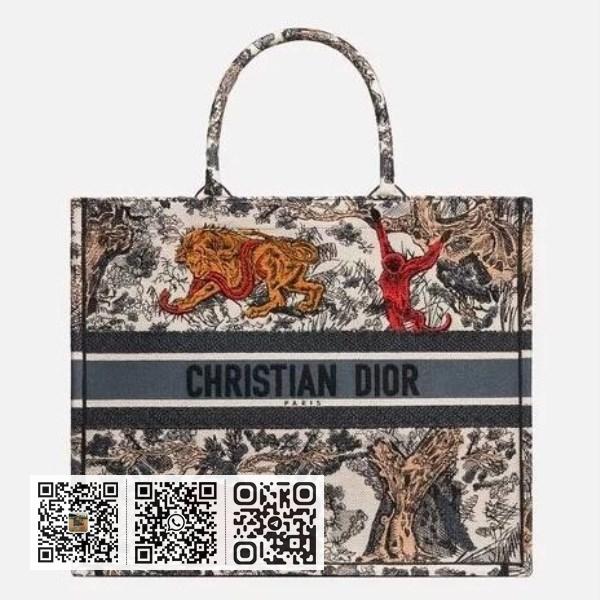 Dior Book 多色 Toile De Jouy 托特包