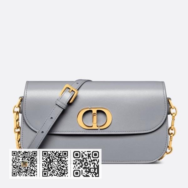 Dior 30 Montaigne Avenue 灰盒小牛皮包
