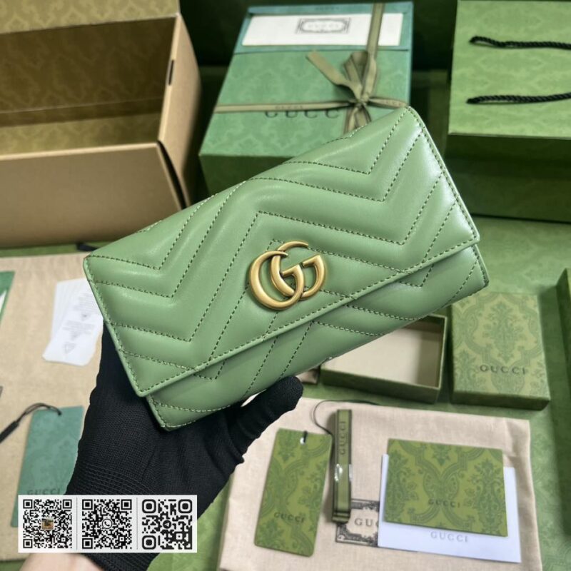 GG Marmont系列翻盖式皮夹