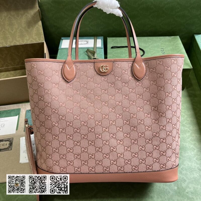 《配全套原厂绿色礼品袋》Ophidia系列GG大号托特包