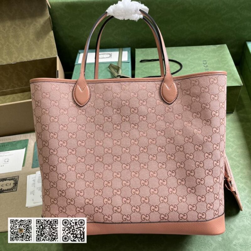 《配全套原厂绿色礼品袋》Ophidia系列GG大号托特包 - Image 2