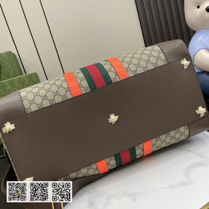 《搭配全套原厂绿色礼品袋》Gucci Savoy系列大号旅行包 - Image 4