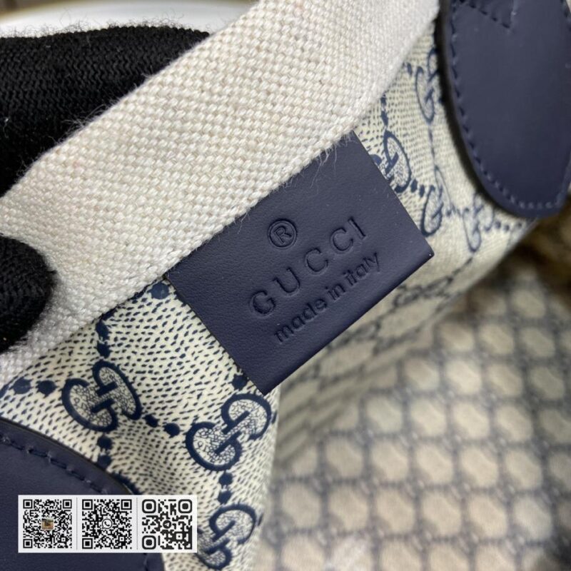 《配全套原厂绿色礼品袋》新品 饰Gucci印花中托特包 - Image 9