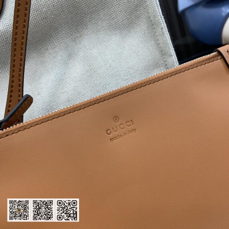 《配全套原厂绿色礼品袋》新品 饰Gucci印花中托特包 - Image 7