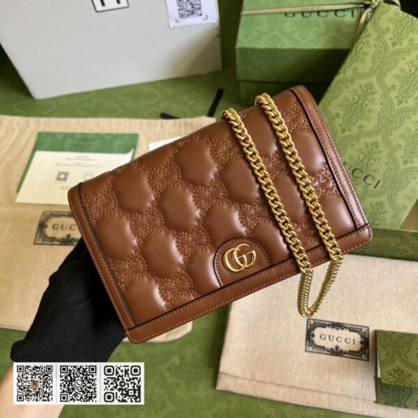 GG Matelassé链条包