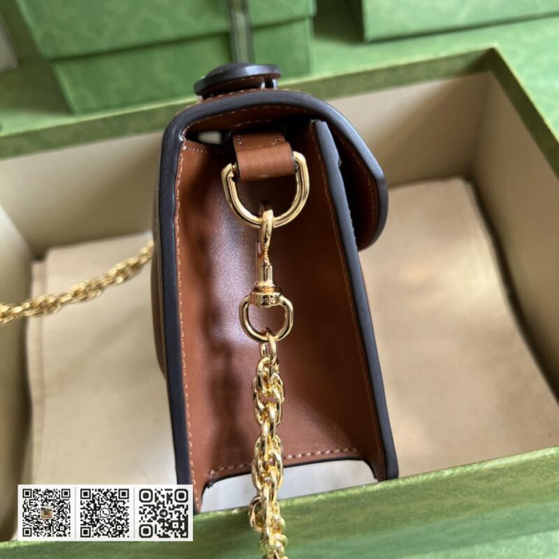 GG Matelassé皮革小手提包 - Image 4