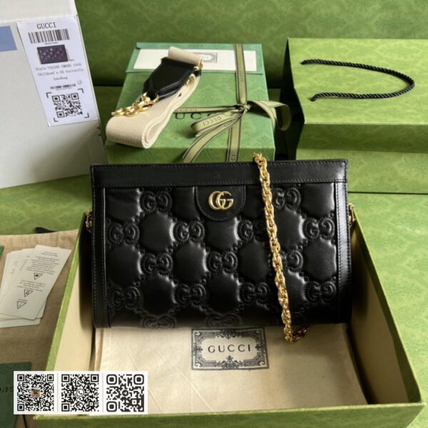 GG matelassé皮革单肩包