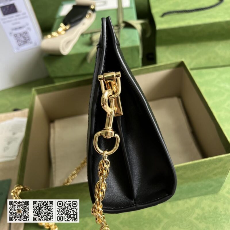 GG matelassé皮革单肩包 - Image 4