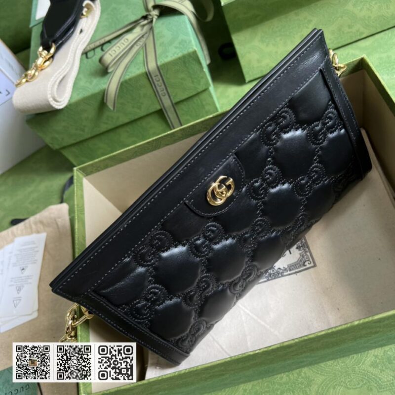 GG matelassé皮革单肩包 - Image 6