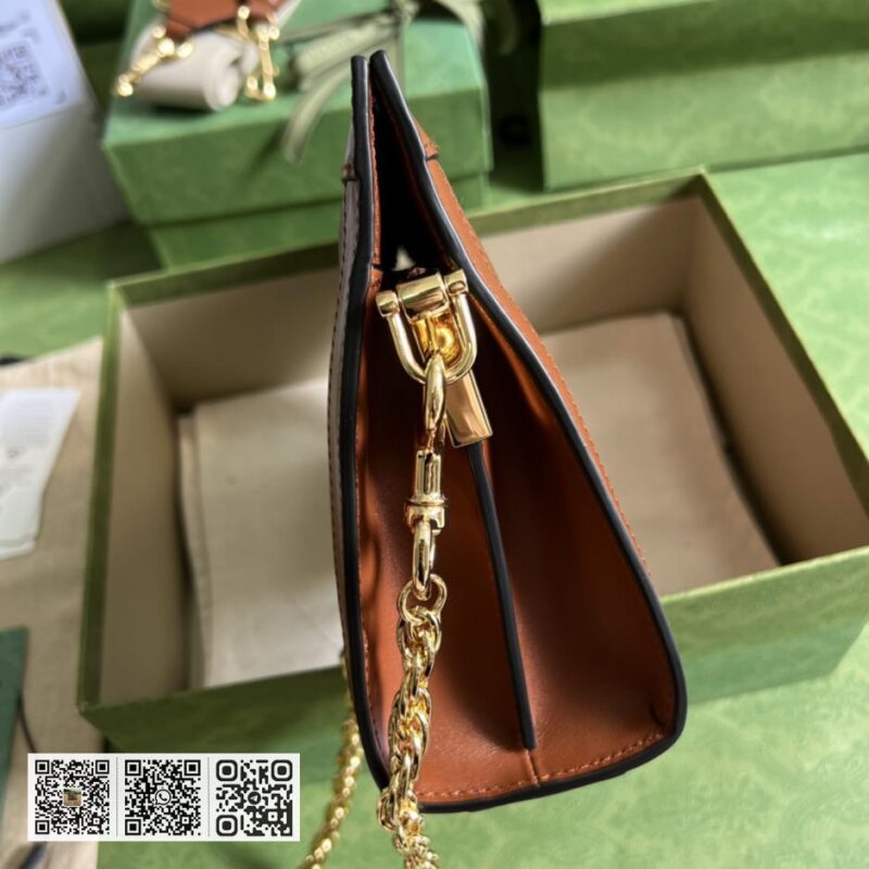 GG matelassé皮革单肩包 - Image 4