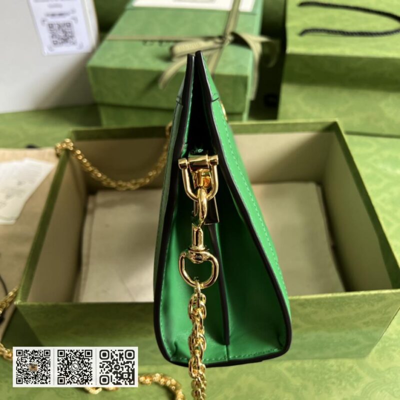 GG matelassé皮革单肩包 - Image 4