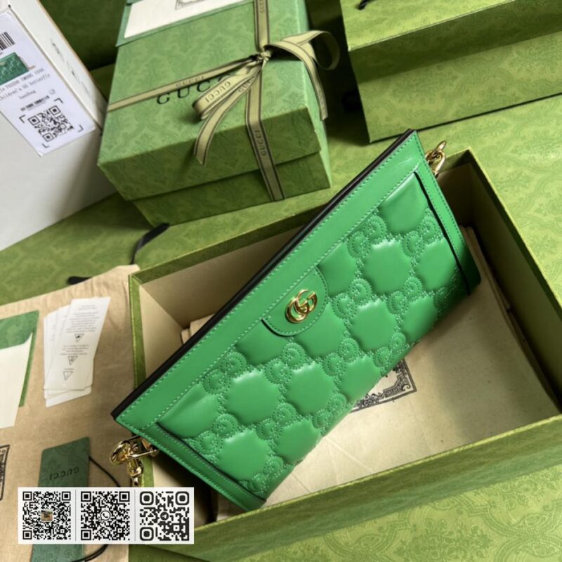 GG matelassé皮革单肩包 - Image 6