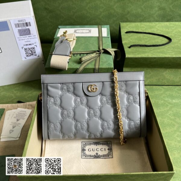 GG matelassé皮革单肩包