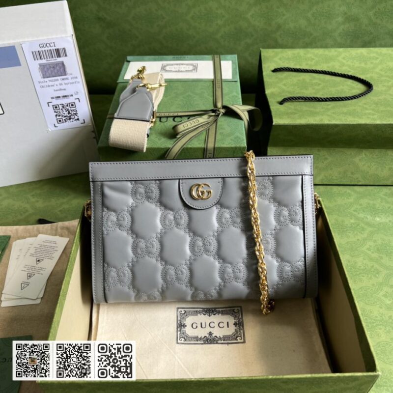 GG matelassé皮革单肩包