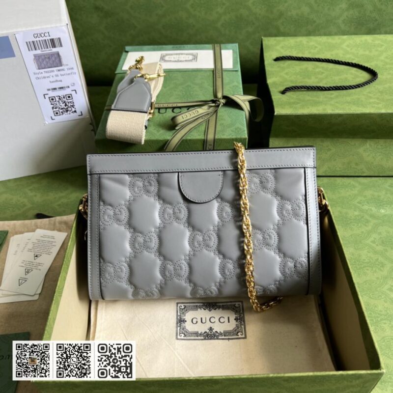 GG matelassé皮革单肩包 - Image 2