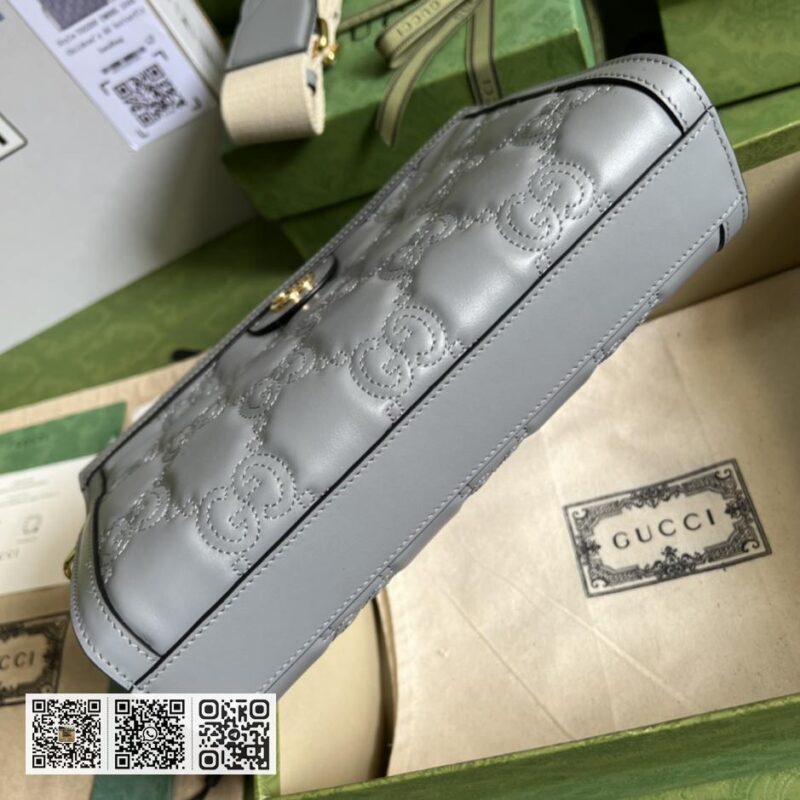 GG matelassé皮革单肩包 - Image 3