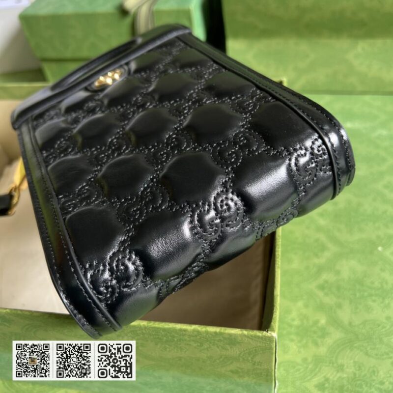 GG matelassé皮革单肩包 - Image 3