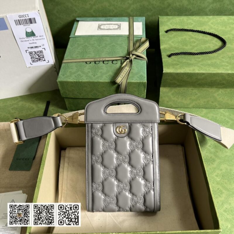 GG matelassé皮革单肩包