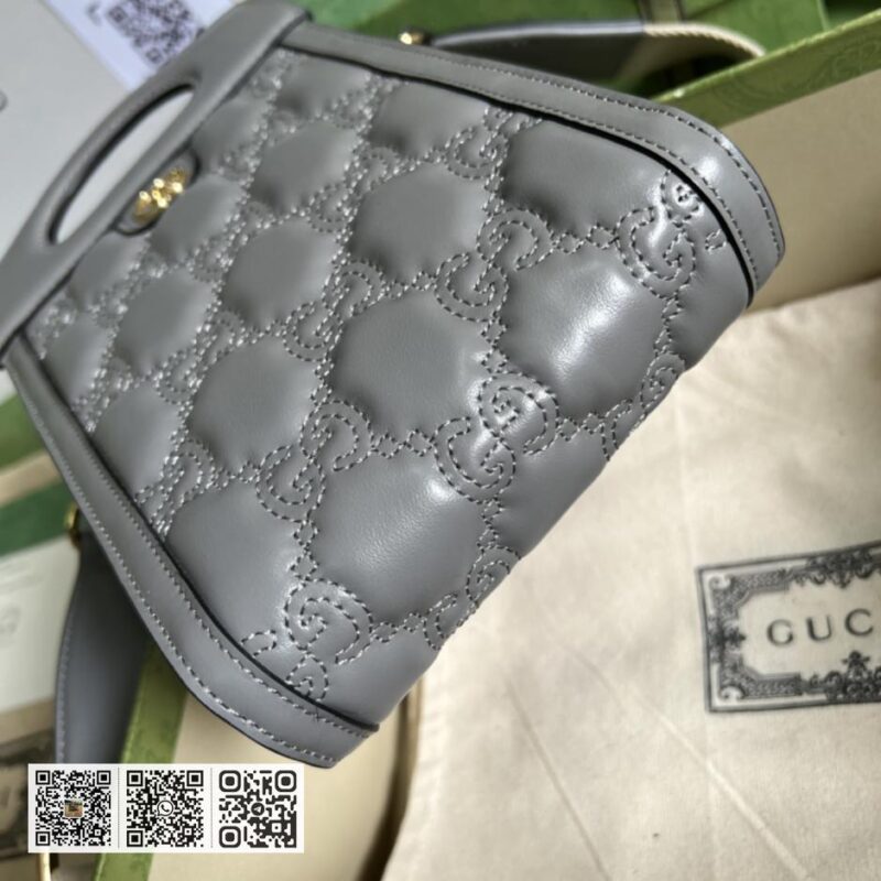 GG matelassé皮革单肩包 - Image 3