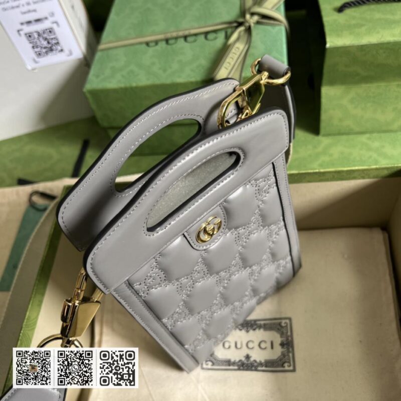 GG matelassé皮革单肩包 - Image 6