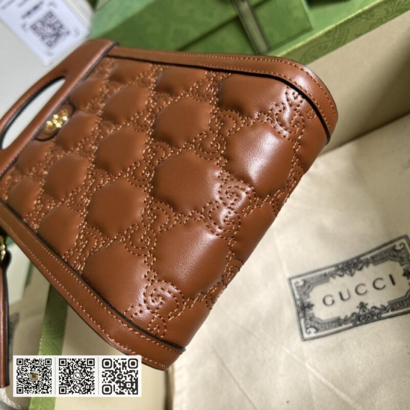 GG matelassé皮革单肩包 - Image 3
