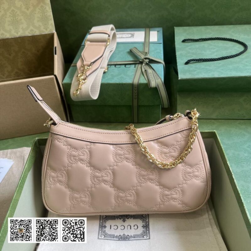 GG Matelassé皮革手袋 - Image 2