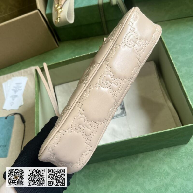 GG Matelassé皮革手袋 - Image 3