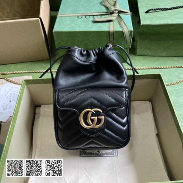 GG Marmont系列迷你水桶包